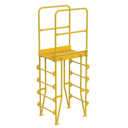 Vestil Cross-Over Ladder, Vertical, 5 Step, 20 COLV-5-58-20